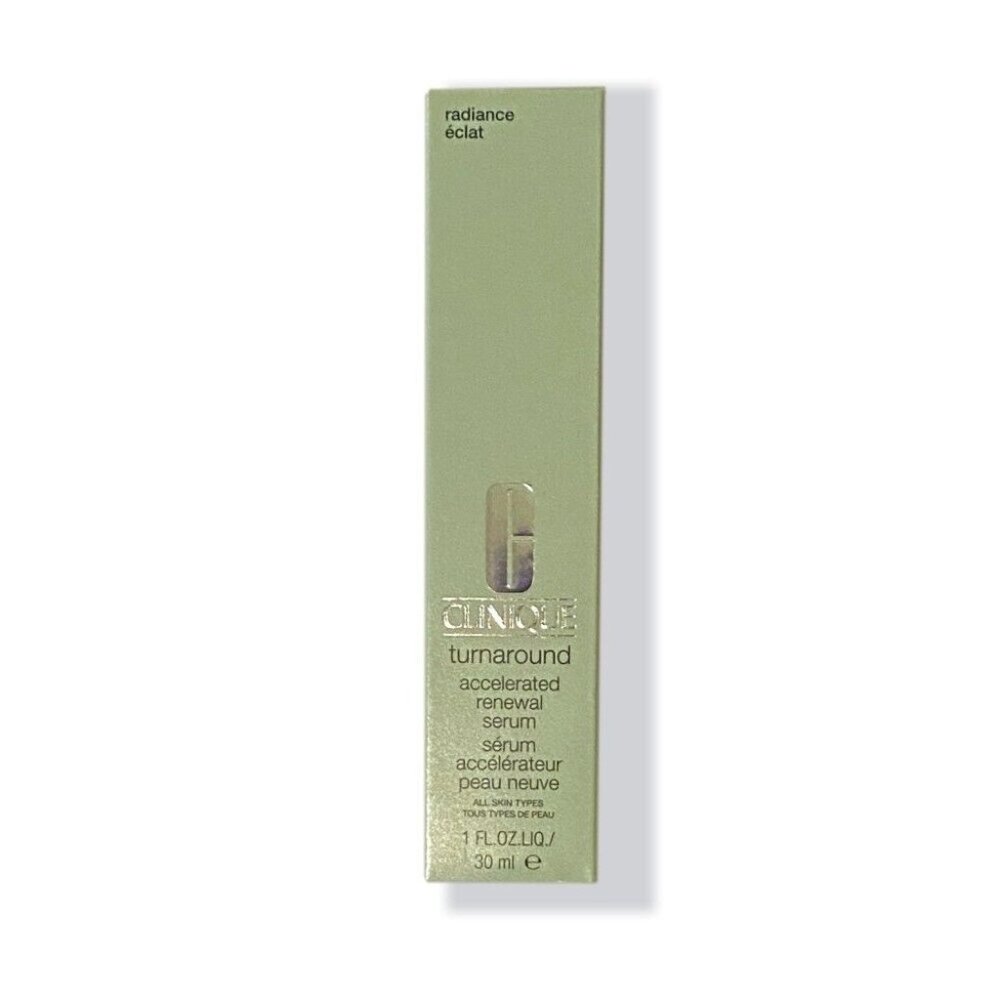 CLINIQUE Turnaround Accelerated Renewal Serum 1oz / 30ml Full Size New in Box - Picture 2 of 2